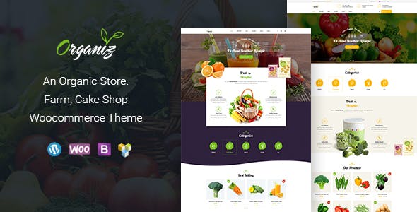 Organiz v1.6 - An Organic Store WooCommerce Theme