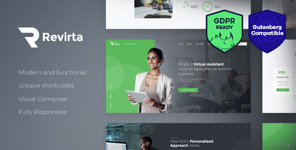 Revirta v1.2.1 - Virtual Assistant WordPress Theme