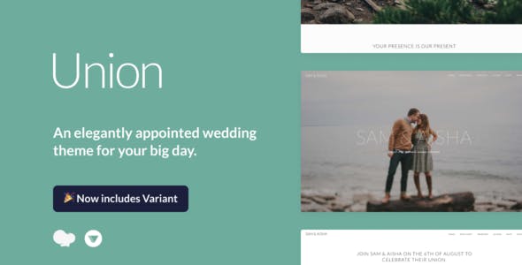 Union v2.0.0 - Wedding and Event WordPress Theme for Variant & Visual Composer