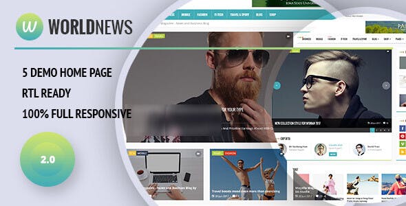 WorldNews v2.0 - Magazine RTL Responsive WordPress Blog\Magazine