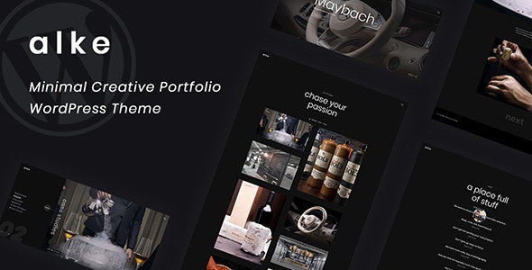 Alke v1.0.1 - Minimal Creative Portfolio WordPress Theme