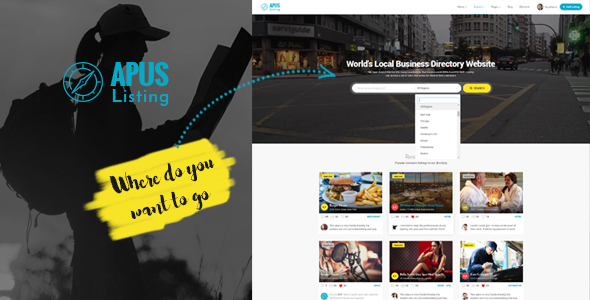 ApusListing v1.2.23 - Directory & Listing WordPress Theme