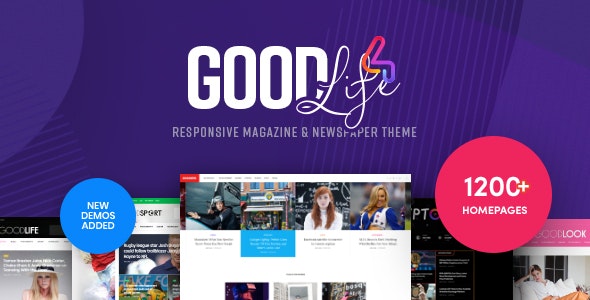 GoodLife v4.1.5.3 - Responsive Magazine Theme