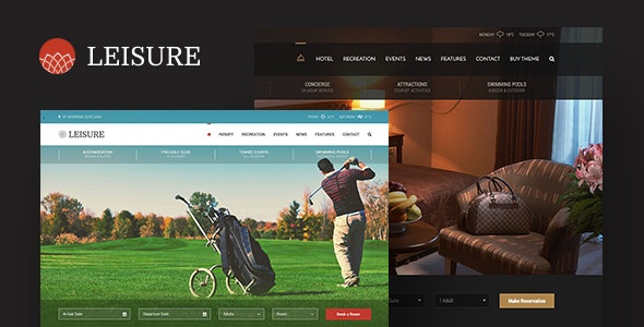 Hotel Leisure v2.1.10 - Hotel WordPress Theme