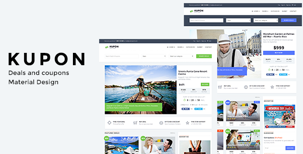 KUPON v1.2.7 - WordPress Coupon Theme, Daily Deals, Group Buying Marketplace