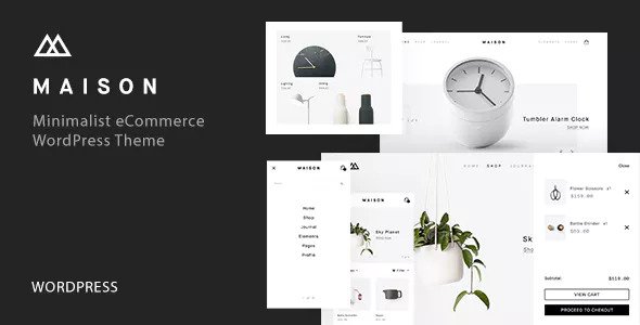 Maison v1.8 - Minimalist eCommerce WordPress Theme