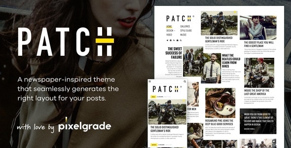 Patch v1.4.4 - Unconventional Newspaper-Like Blog Theme