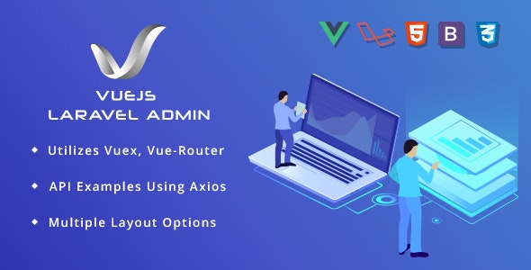 VueJS v3.0 - Laravel Admin Template