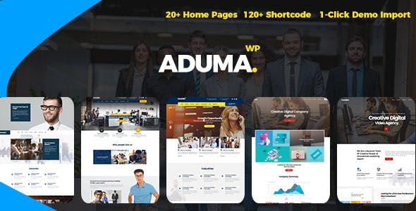 Aduma v1.3.1 - Consulting, Finance, Business WordPress Theme