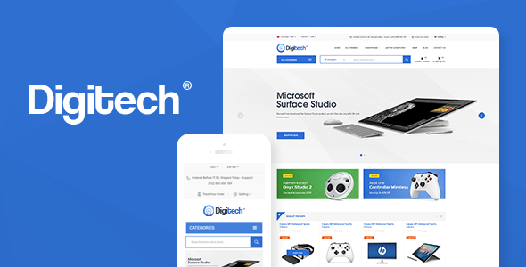 Digitech v1.0.7 - Technology Theme for WooCommerce