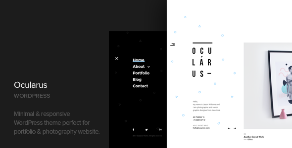 Ocularus v1.4 - Minimal Photography WordPress Theme