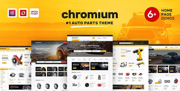 Chromium v1.3.2 - Auto Parts Shop WordPress Theme