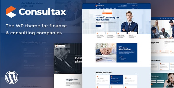 Consultax v1.0.3 - Financial & Consulting WordPress Theme