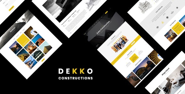 Dekko v1.0 - Construction HTML5 Template