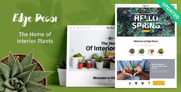 Edge Decor v1.1 - A Modern Gardening & Landscaping Theme