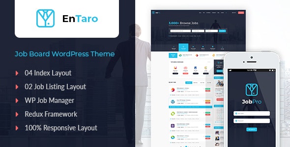 Entaro v3.6 - Job Portal WordPress Theme