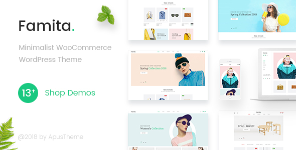 Famita v1.17 - Minimalist WooCommerce WordPress Theme