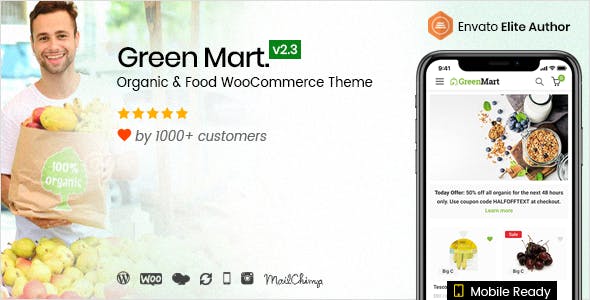 GreenMart v2.3.5 - Organic & Food WooCommerce WordPress Theme