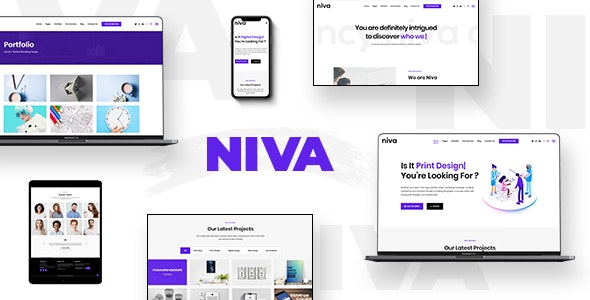 Niva v1.2.2 - Creative Agency & Freelancer WordPress Theme