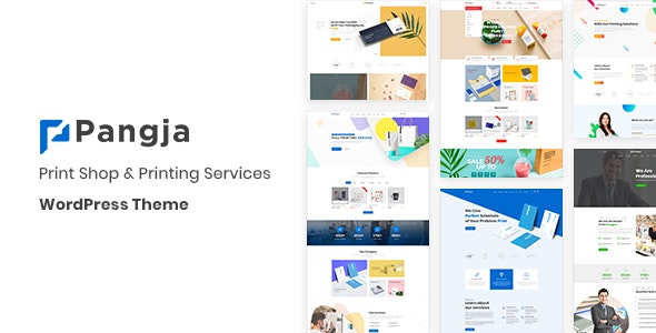 Pangja - Print Shop & Printing Services WordPress theme