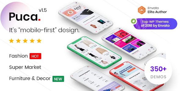 Puca v1.5.3 - Optimized Mobile WooCommerce Theme