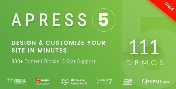 Apress v5.0.2 - Responsive Multi-Purpose Theme