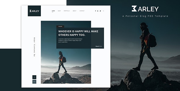 Barley v1.4 - Creative Personal WordPress Blog Theme