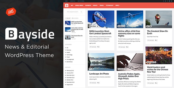 Bayside v2.0.0 - Responsive WordPress Theme