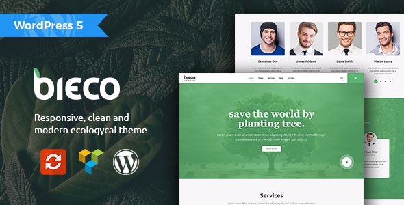 Bieco v1.2.1 - Environment & Ecology WordPress Theme