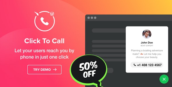 Click to Call v1.0.0 - Call Button plugin for WordPress