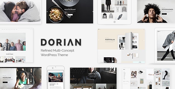 Dorian v2.0 - Refined Multi-Concept WordPress Theme