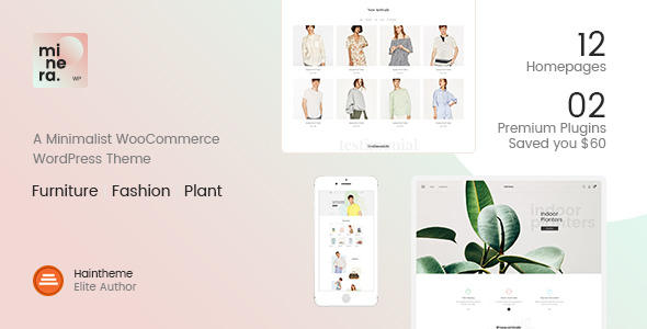 Minera v2.8 - Minimalist WooCommerce WordPress Theme