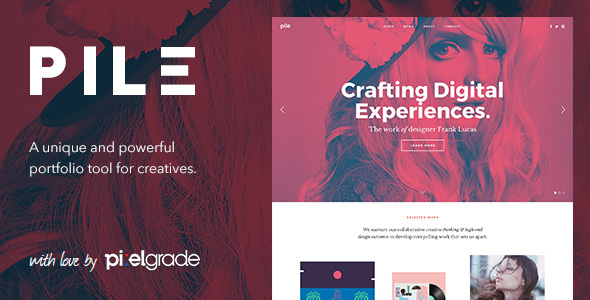 PILE v2.3.2 - An Uncoventional WordPress Portfolio Theme