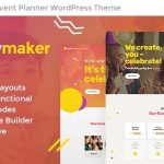 PartyMaker v1.1.2 - Event Planner & Wedding Agency WordPress Theme