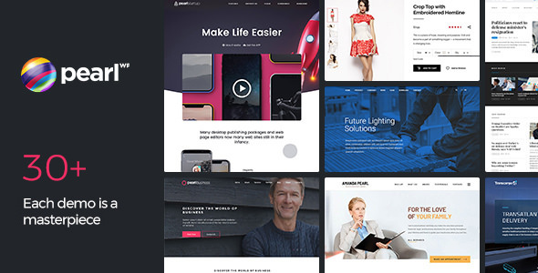 Pearl WP v3.0.4 - Corporate Business WordPress Theme