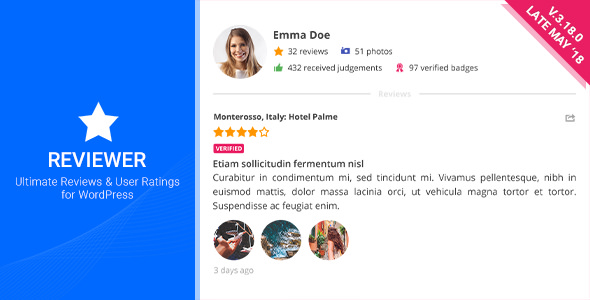 Reviewer v3.21.0 - WordPress Plugin