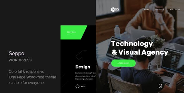 Seppo v1.3 - Corporate One Page WordPress Theme