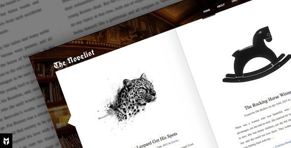 The Novelist v1.5.0 - Responsive WP Theme for Writers