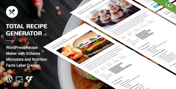 Total Recipe Generator v1.7.0 WordPress Plugin