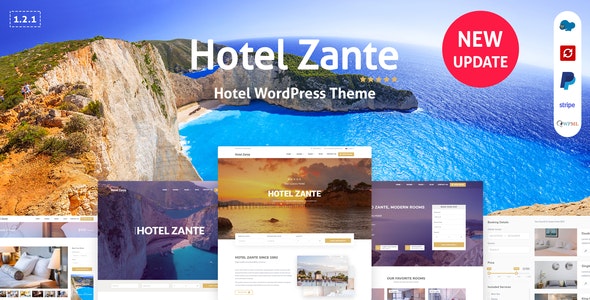 Zante - Hotel Booking Theme