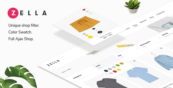 Zella v1.3.5 - WooCommerce AJAX WordPress Theme