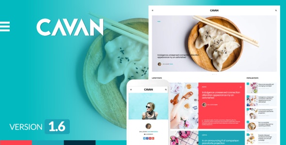 CAVAN v1.6.1 - A Distinctive WordPress Blog Theme