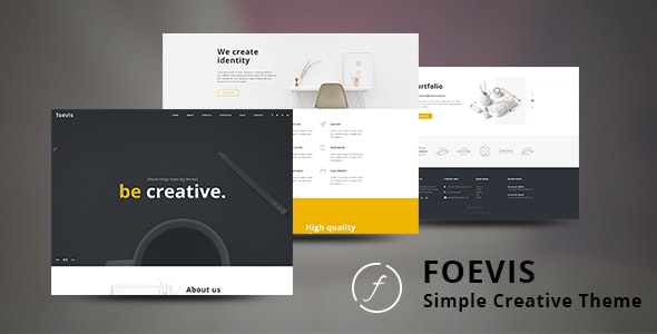 Foevis v1.3.0 - Basic WordPress Creative Theme