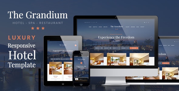 Grandium v1.6.0 - Luxury Hotel Theme