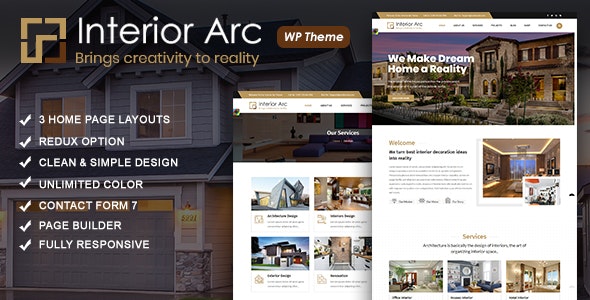 Interior Arc v1.0 - Architecture WordPress Theme