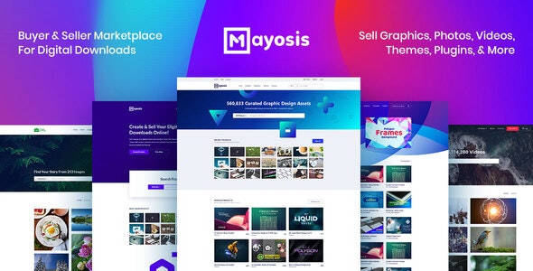 Mayosis v2.7.0 - Digital Marketplace WordPress Theme