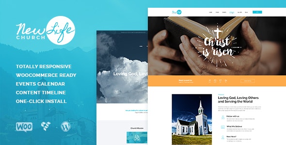 New Life v1.1.3 - Church & Religion WordPress Theme