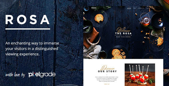 ROSA 1 - An Exquisite Restaurant WordPress Theme