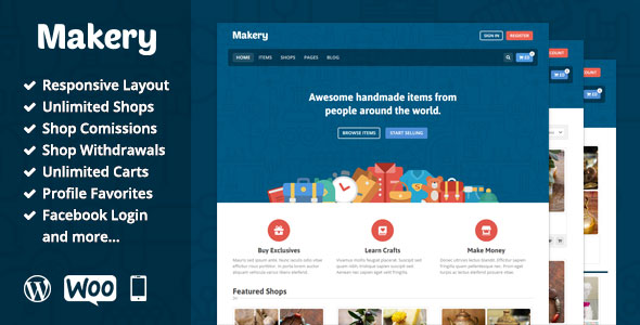 Makery v1.24 - Themeforest Marketplace WordPress Theme