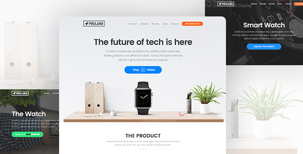 Proland v1.6.4 - WordPress Product Landing Page Theme